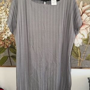 Eileen Fisher Zinc Bateau Neck Tunic